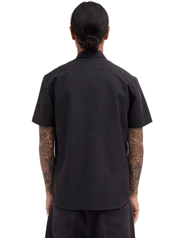 That'll Do Stretch Short Sleeve Shirt In Black image 2