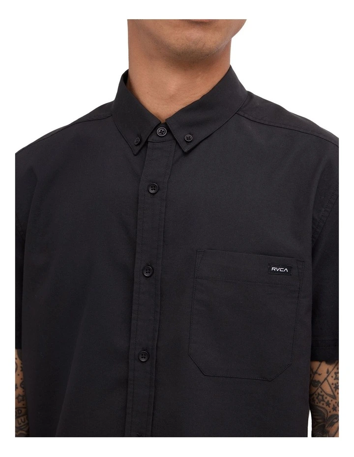 That'll Do Stretch Short Sleeve Shirt In Black image 4