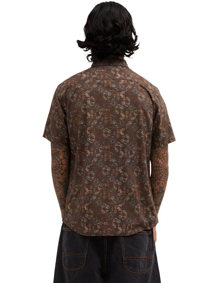 Atlantic Short Sleeve Shirt in Black image 2