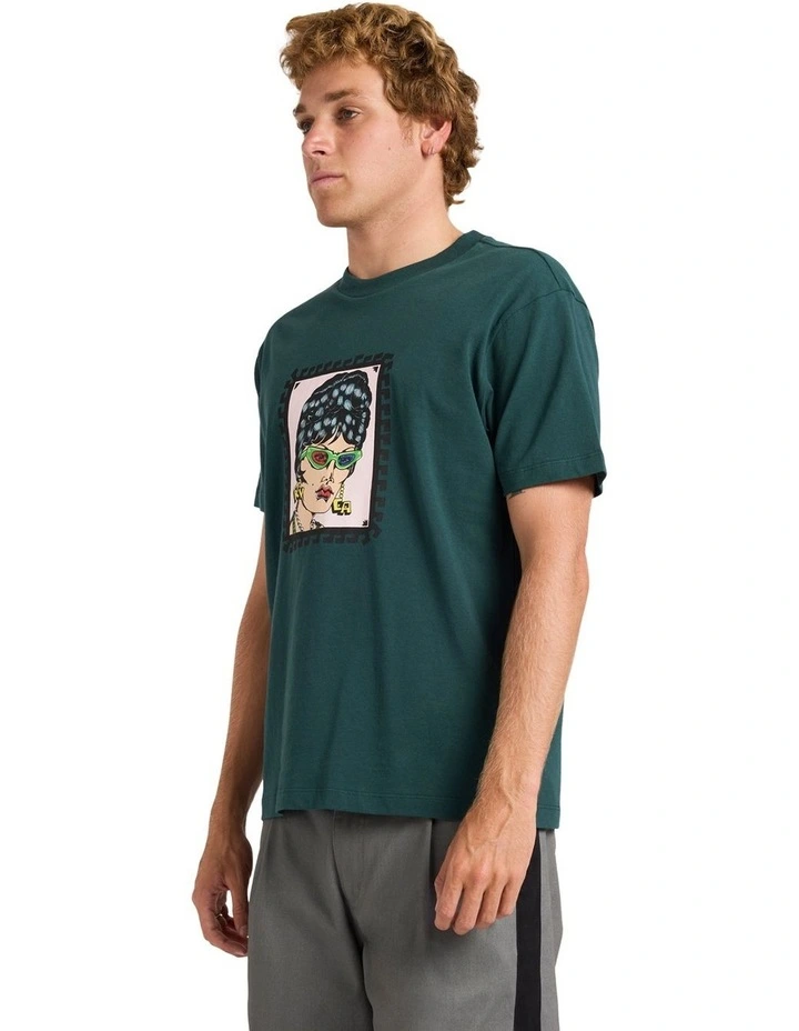 Barba Bangles T-Shirt in Hunter Green image 3