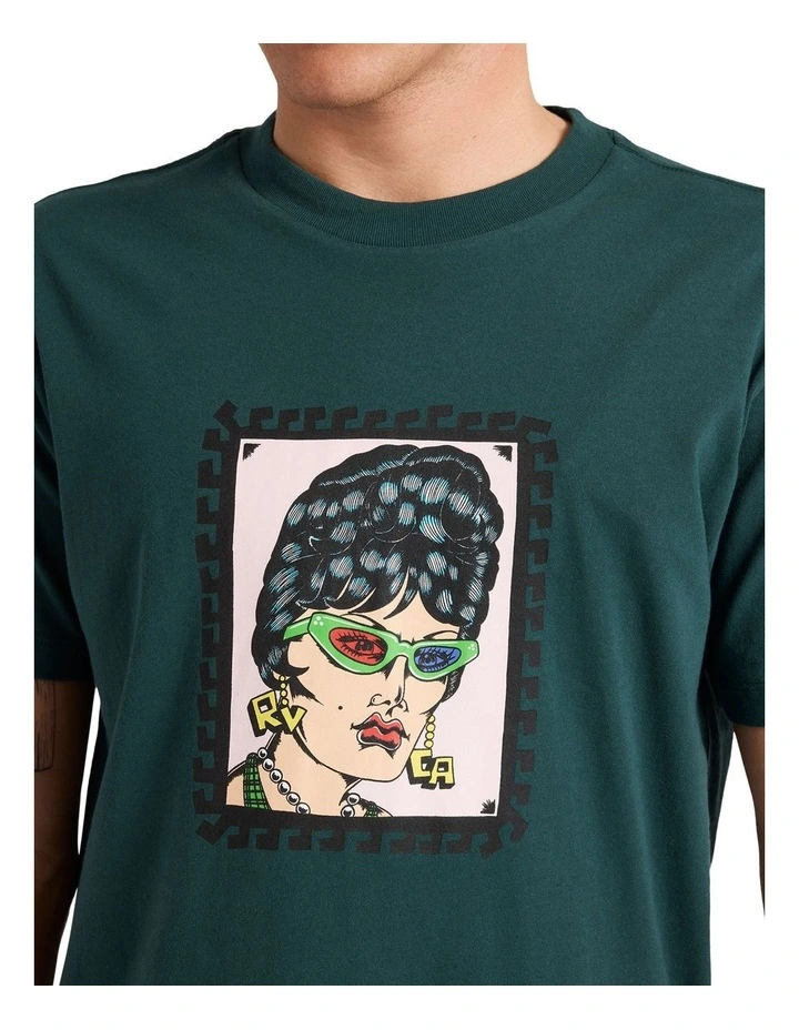 Barba Bangles T-Shirt in Hunter Green image 4