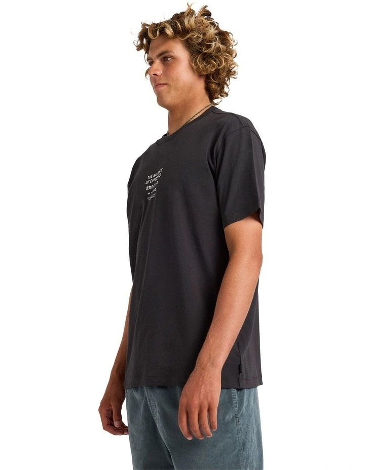 Palm Reel T-Shirt in Pirate Black image 3