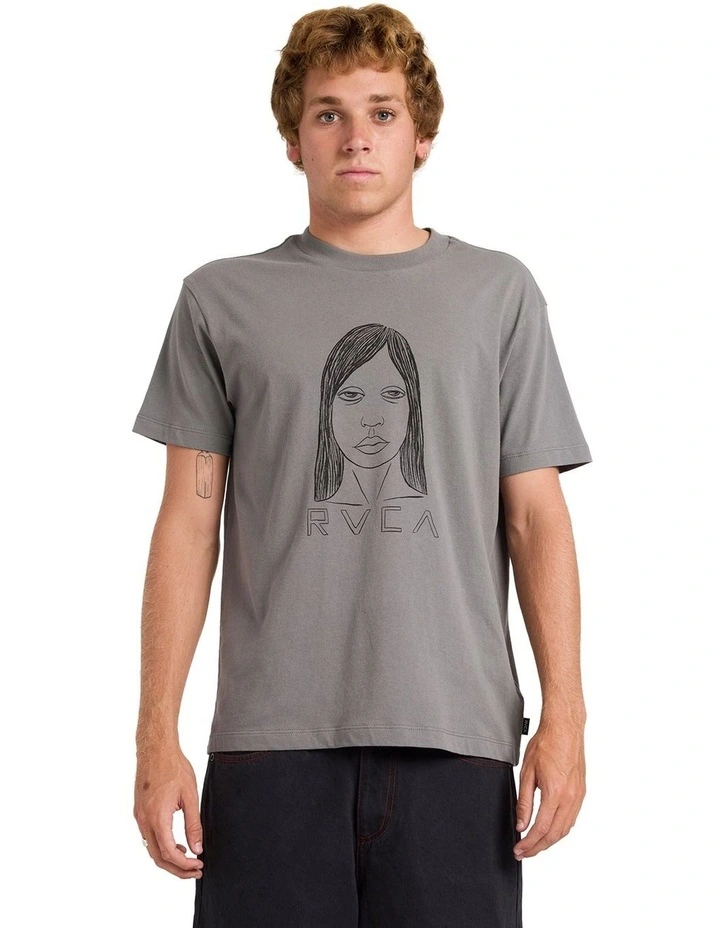 Sleep Girl T-Shirt in Smoke image 1