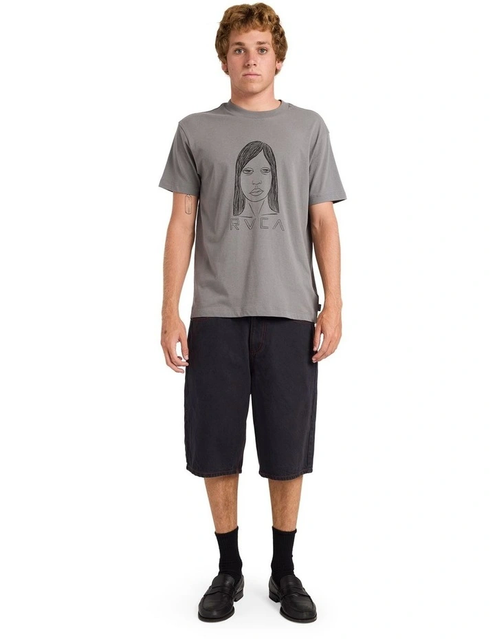Sleep Girl T-Shirt in Smoke image 5