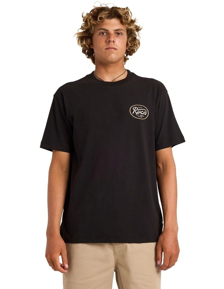 Standard Script T-Shirt in Pirate Black image 1