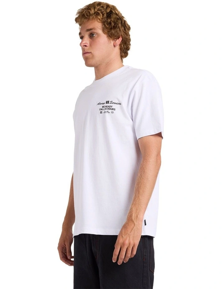 V8 T-Shirt in White image 3