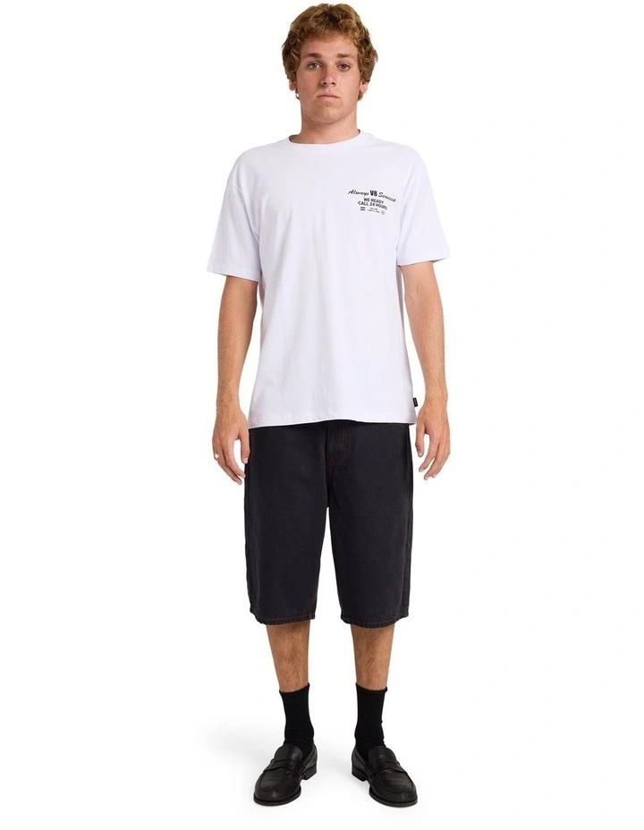 V8 T-Shirt in White image 5