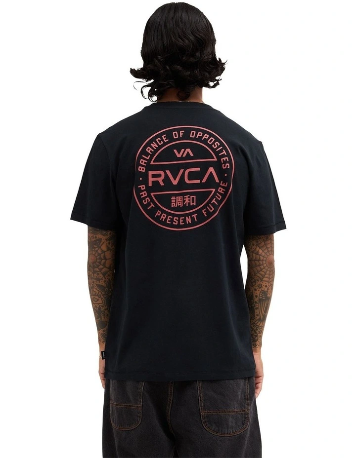 Fuel T-Shirt in Black Red image 2