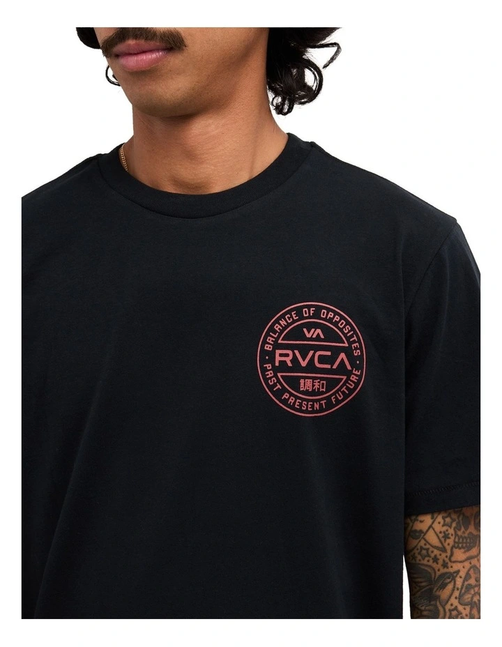 Fuel T-Shirt in Black Red image 4