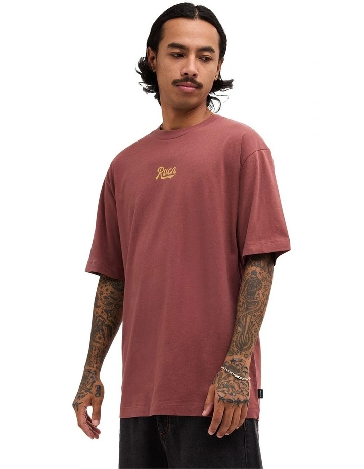 Frame Up T-Shirt in Red Earth image 3