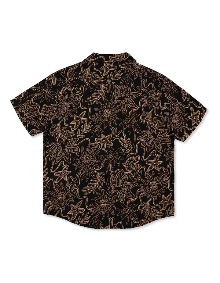 After Hour Short Sleeve Shirt in Black image 2