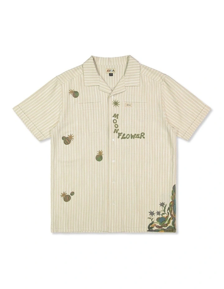 Mel G Moonlight Short Sleeve Shirt in Antique White image 1