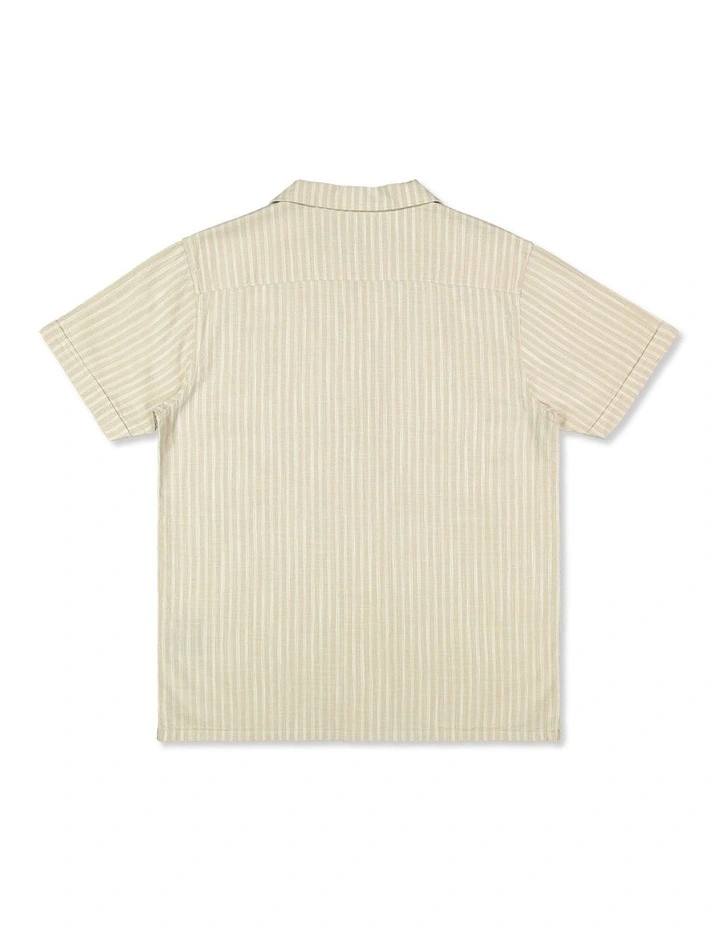 Mel G Moonlight Short Sleeve Shirt in Antique White image 2
