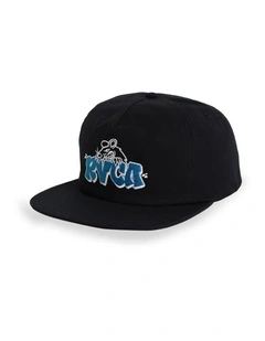 Rat Nest Snapback Cap in Black