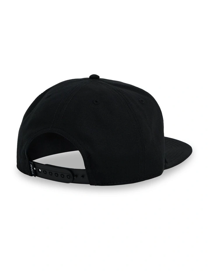 Philsner Snapback Cap in Black image 2