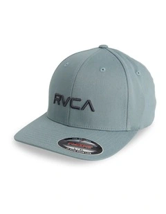 RVCA Flexfit Cap in Lead