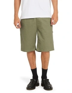 Americana Carpenter Walkshorts in Army