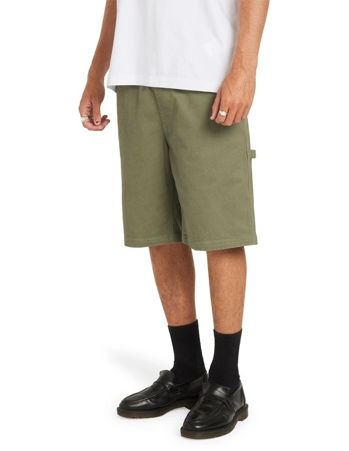 Americana Carpenter Walkshorts in Army image 3