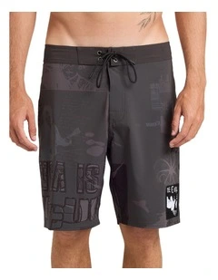 The Cure 18 Inch Boardshorts in Black