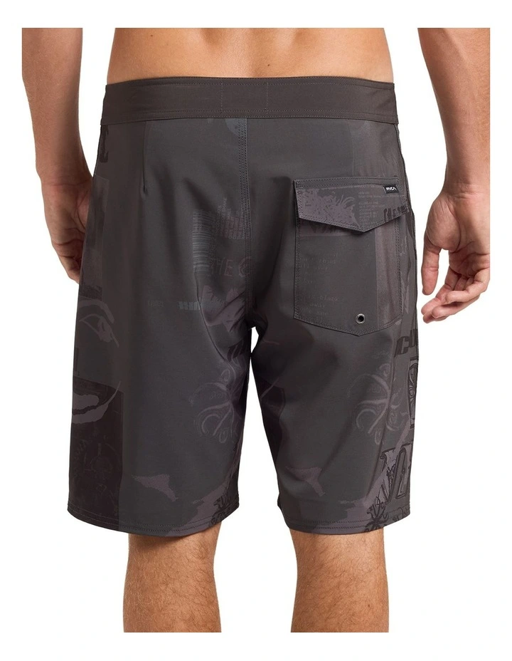 The Cure 18 Inch Boardshorts in Black image 2