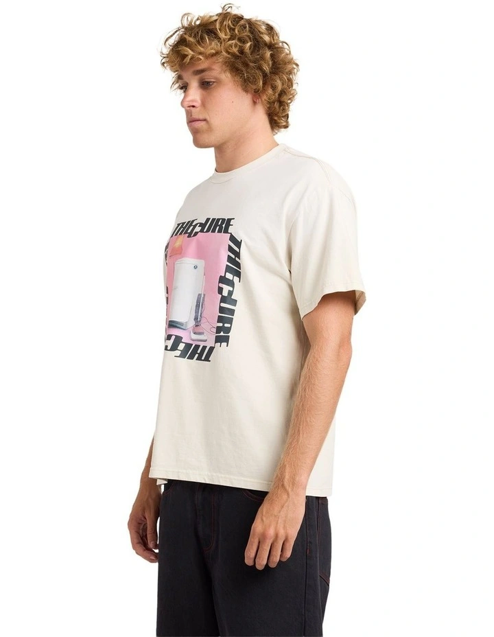 Three Imaginary Boys T-Shirt in Silver Bleach image 3