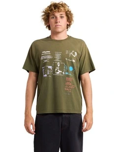 Back Cover 50 Years T-Shirt in Fatigue