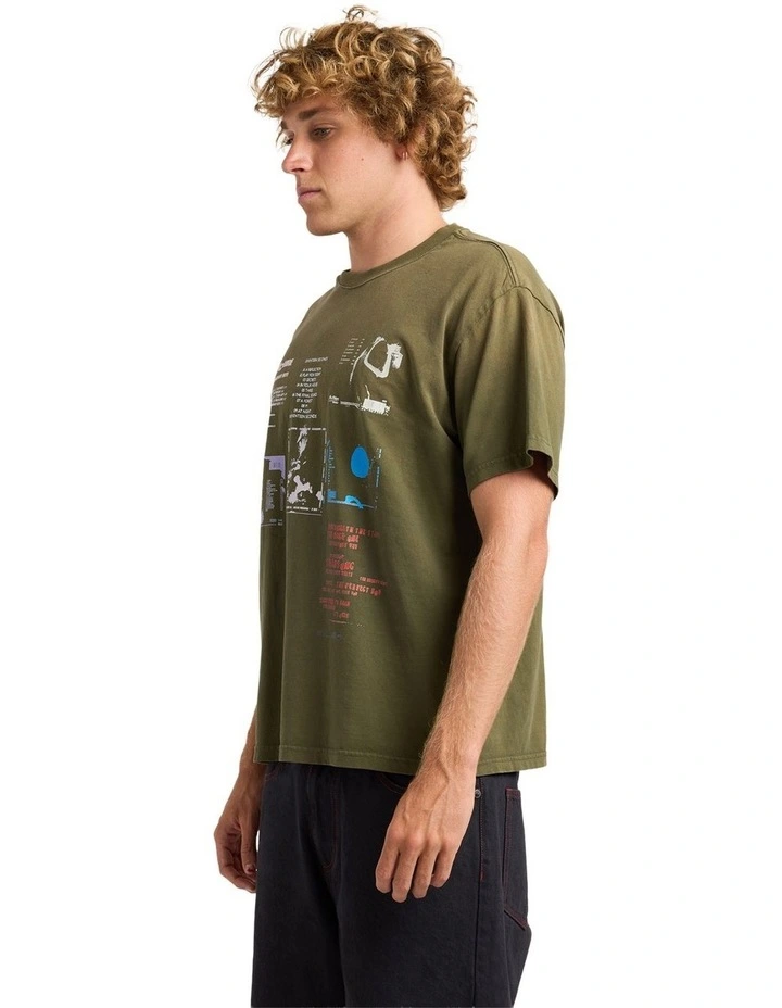 Back Cover 50 Years T-Shirt in Fatigue image 3