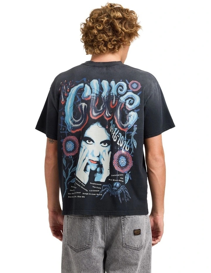 The Cure X Martin Anders T-Shirt In Rvca Black image 2