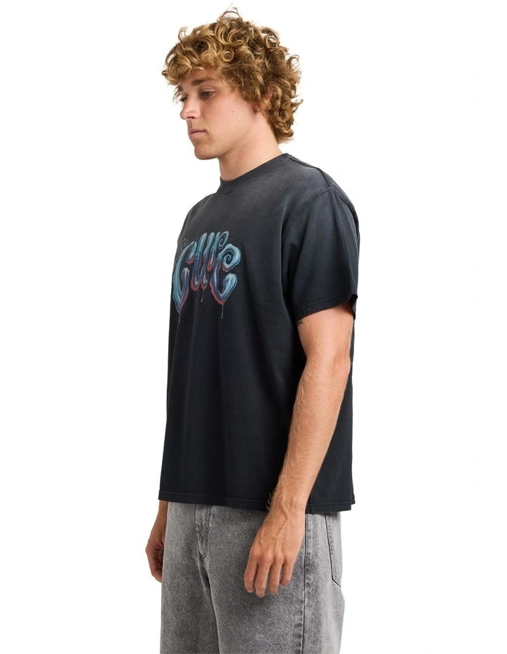 The Cure X Martin Anders T-Shirt In Rvca Black image 3