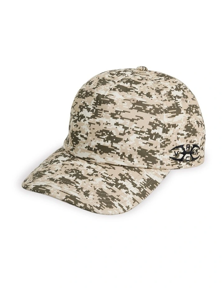 Bleached 5 Panel Cap In Camo image 1