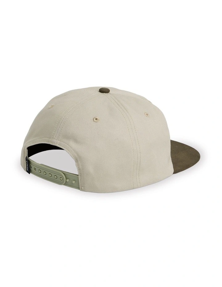 Opposites Snapback Cap in Silver Bleach image 2