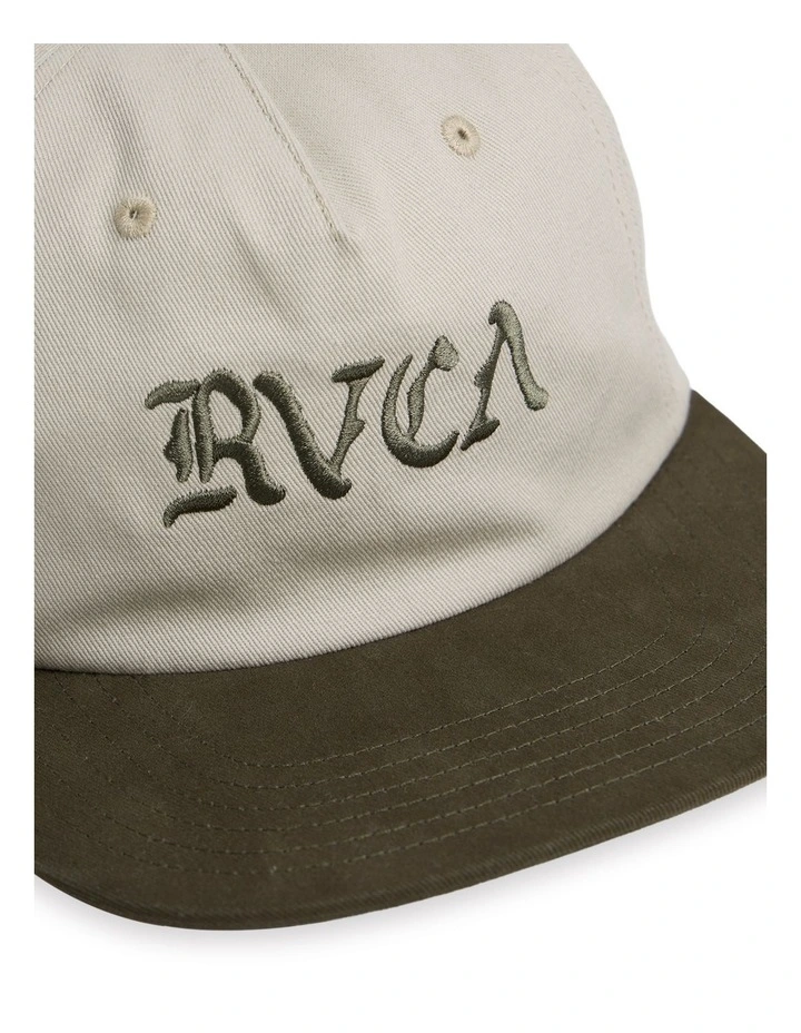 Opposites Snapback Cap in Silver Bleach image 3