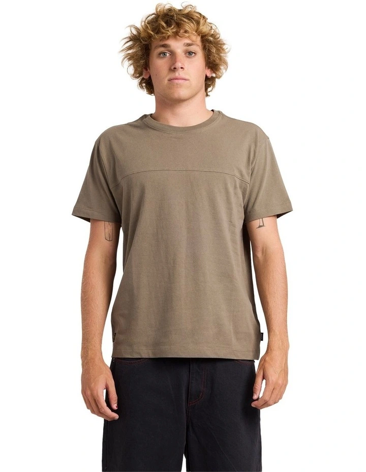 Dayshift Workshop T-Shirt In Mushroom image 1