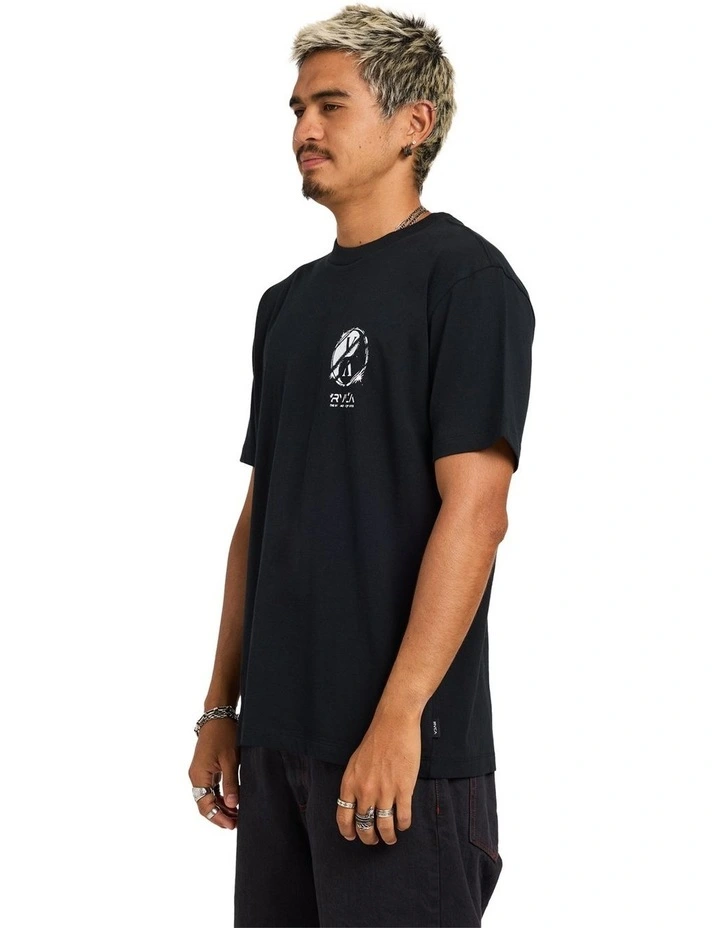 VA Forces T-Shirt In Rvca Black image 3