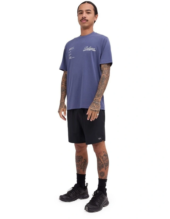 Top Down T-Shirt In Washed Blue image 5