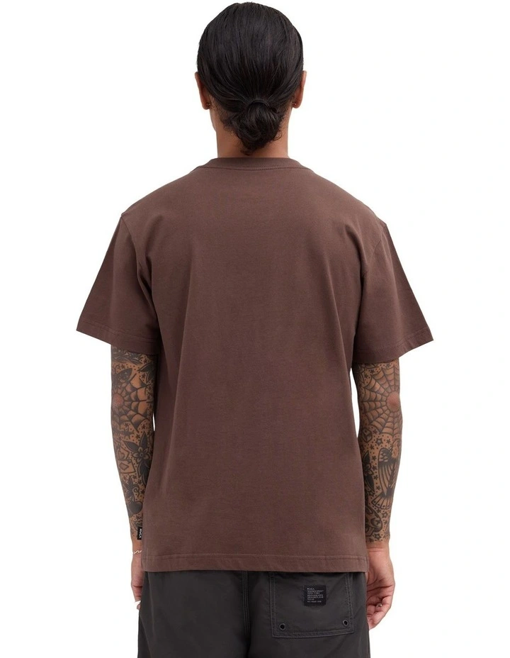 Standard T-Shirt In Choc Brown image 2