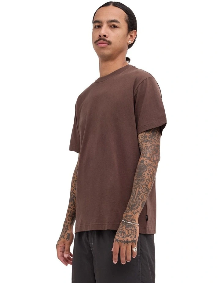 Standard T-Shirt In Choc Brown image 3