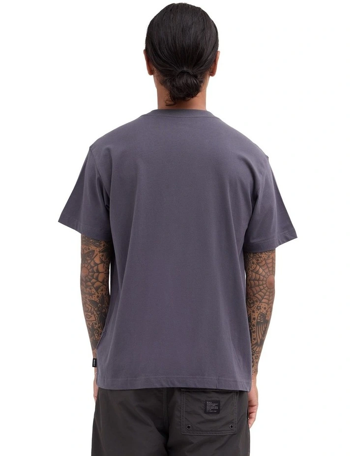 RVCA Standard T-Shirt In Garage Blue image 2