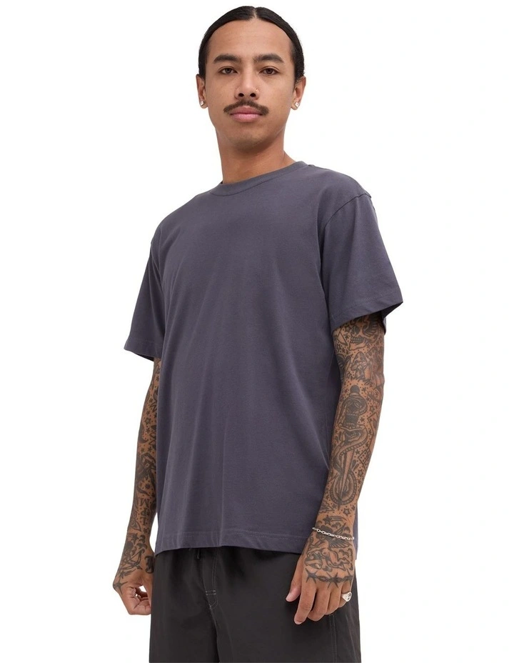 RVCA Standard T-Shirt In Garage Blue image 3