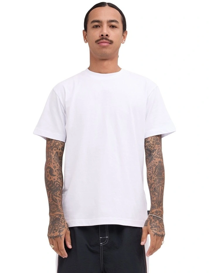 RVCA Standard T-Shirt In White image 1