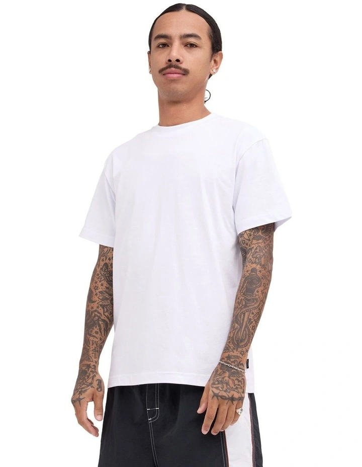 RVCA Standard T-Shirt In White image 3