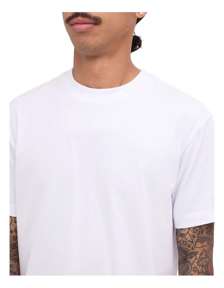 RVCA Standard T-Shirt In White image 4