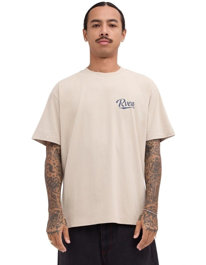 Dugout Pocket T-Shirt In Light Khaki image 1