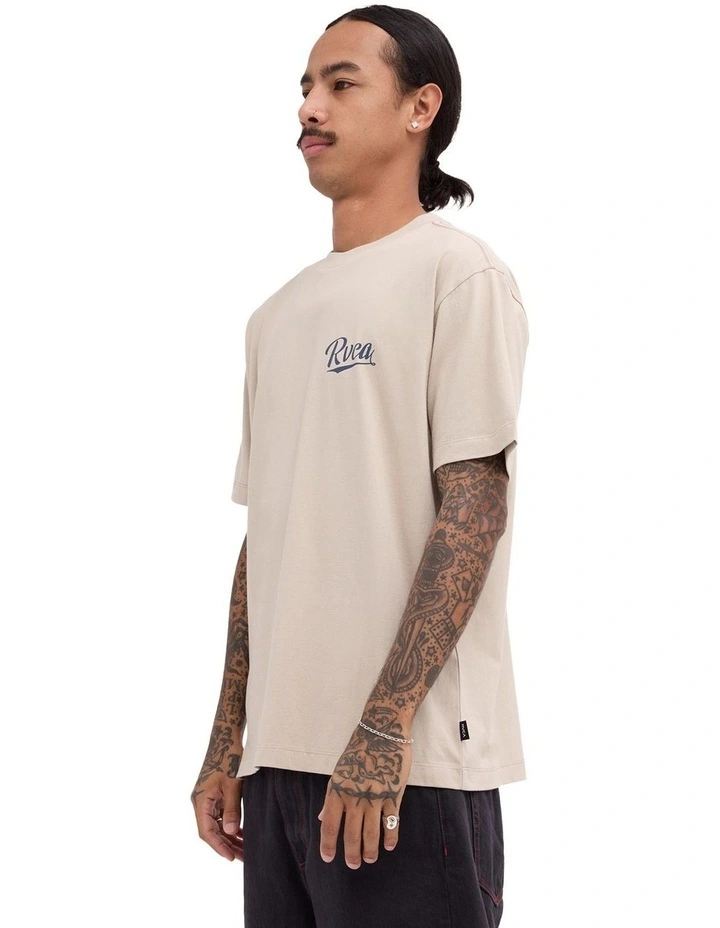 Dugout Pocket T-Shirt In Light Khaki image 3