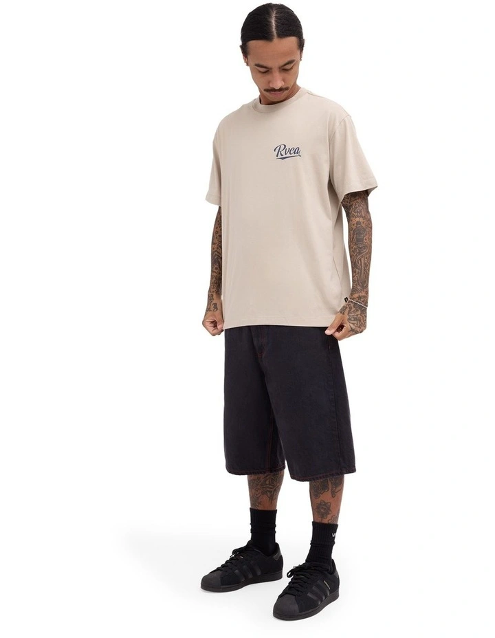 Dugout Pocket T-Shirt In Light Khaki image 5