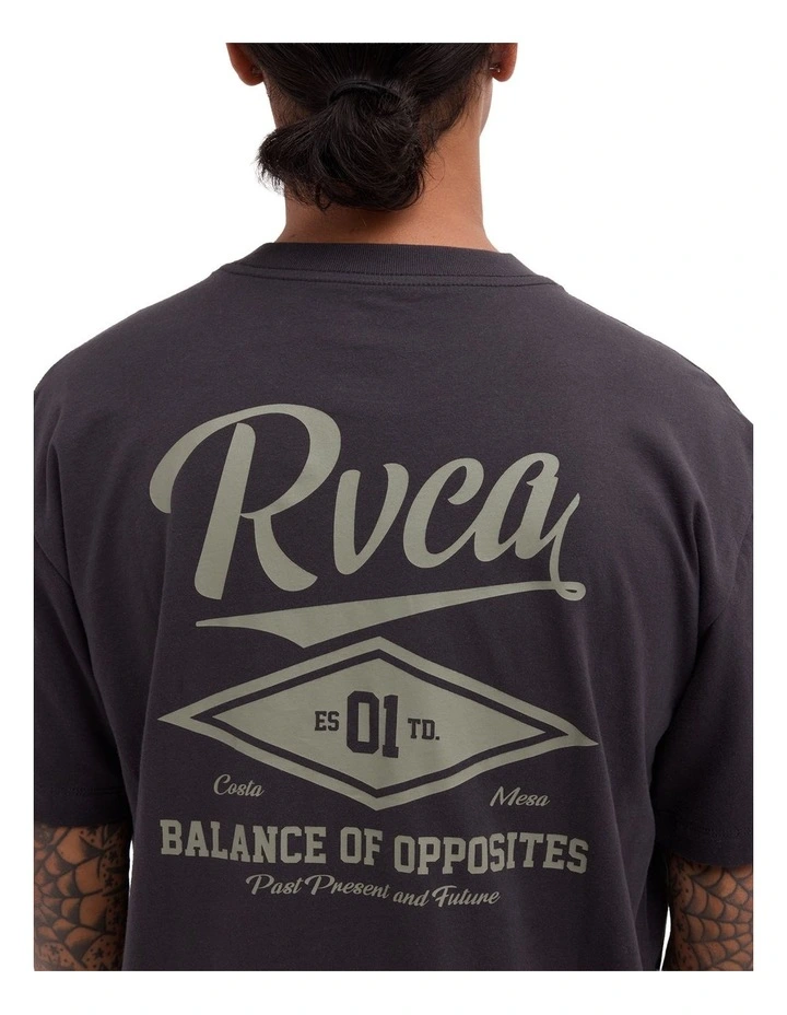 Dugout Pocket T-Shirt In Pirate Black image 4