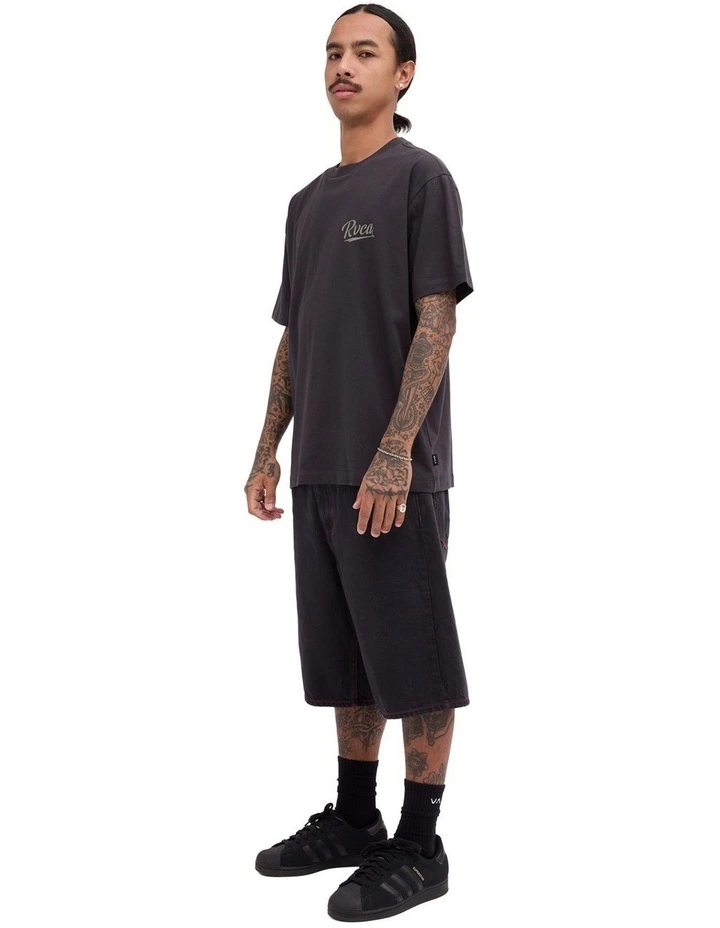 Dugout Pocket T-Shirt In Pirate Black image 5