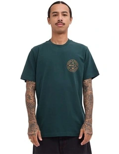 Fuel Cap T-Shirt In Hunter Green