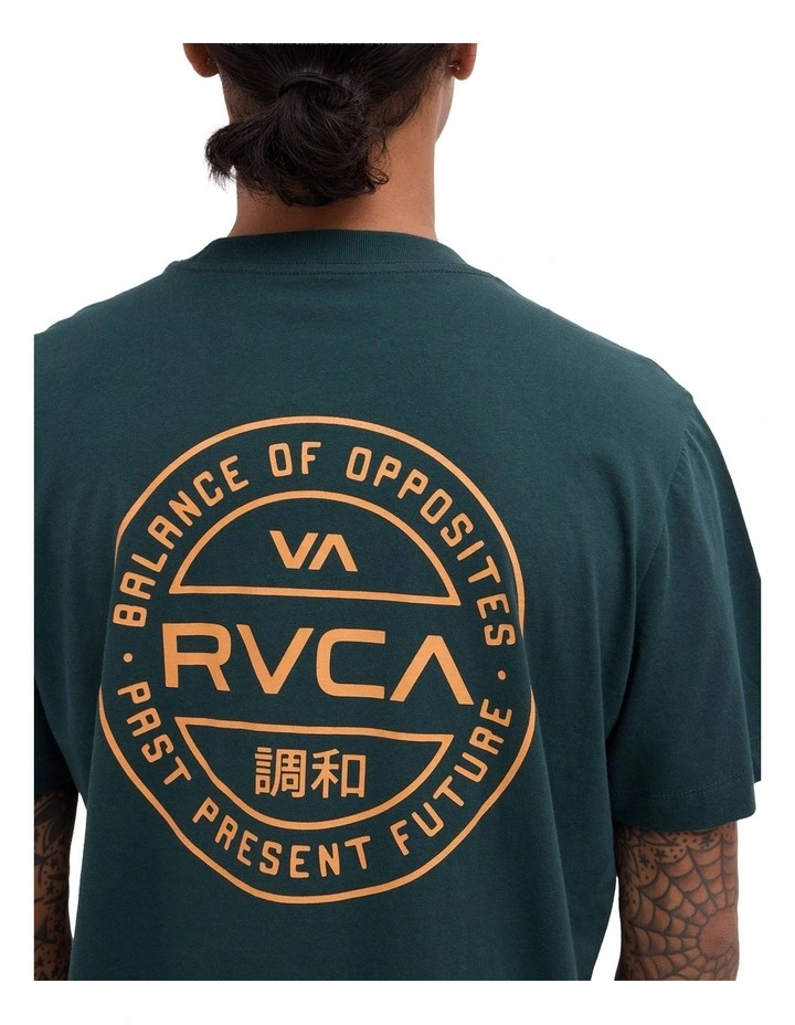 Fuel Cap T-Shirt In Hunter Green image 4