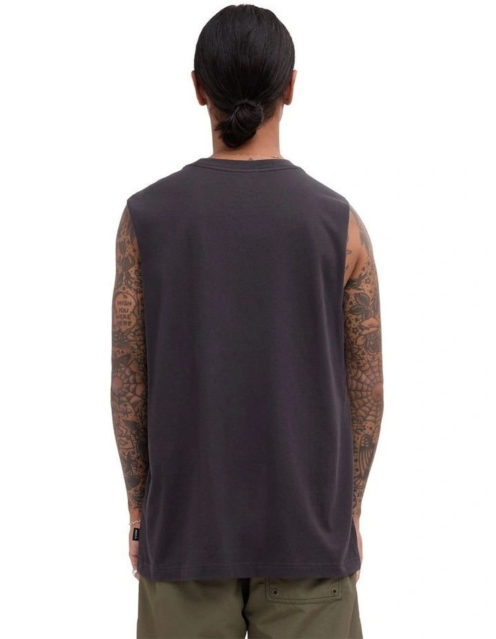 RVCA Standard Muscle In Pirate Black image 2
